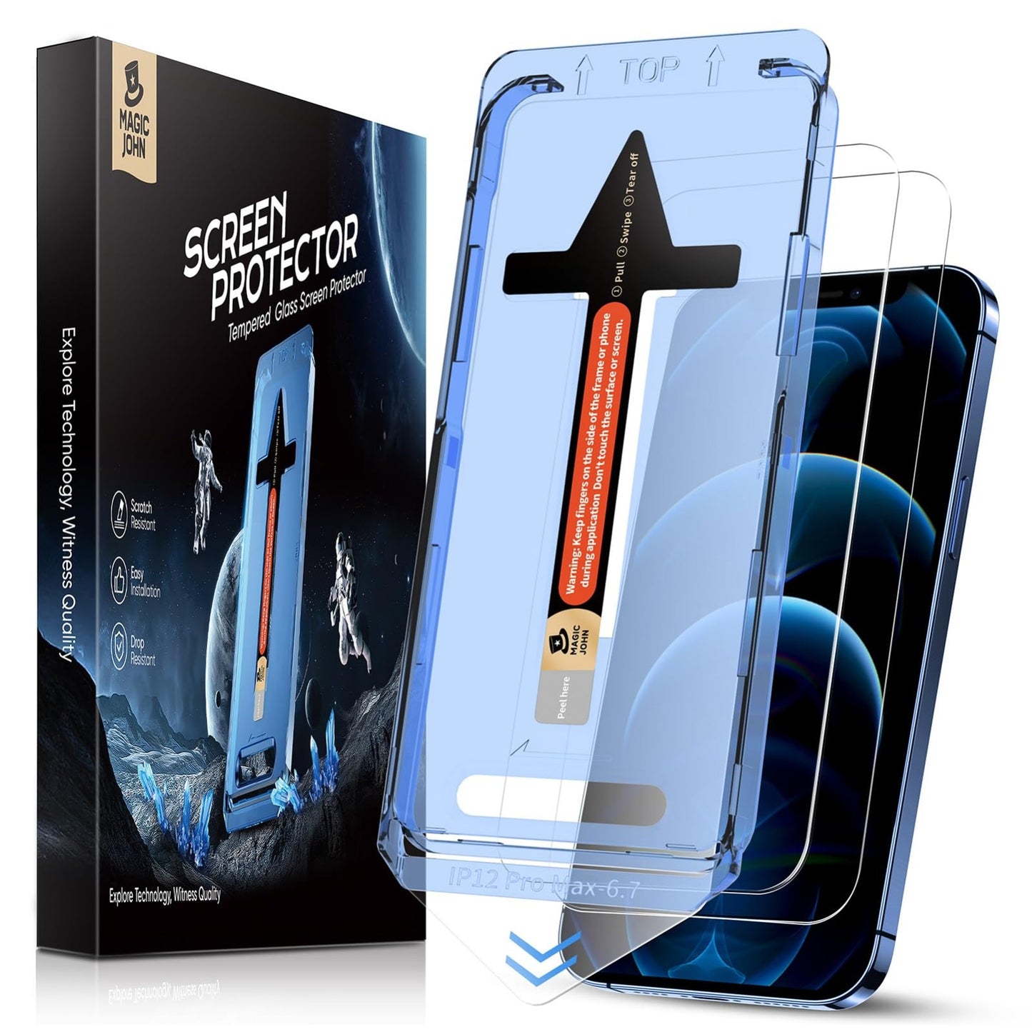 Magic John Screen Protector (Pack of 2)