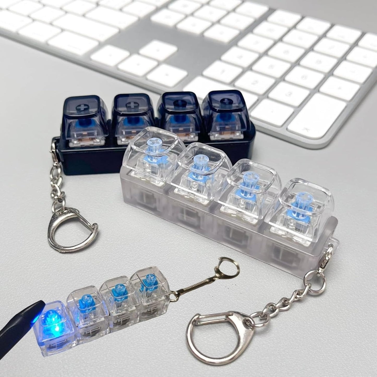 Portable Keyboard Keycap Clicker – Fun Fidget Stress Toy (Pack of 2)