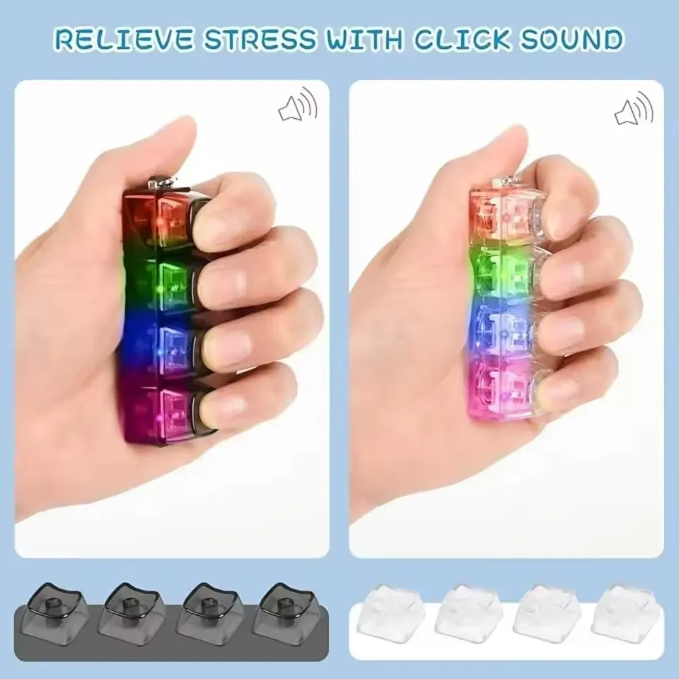 Portable Keyboard Keycap Clicker – Fun Fidget Stress Toy (Pack of 2)